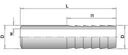 Штуцер AISI 316